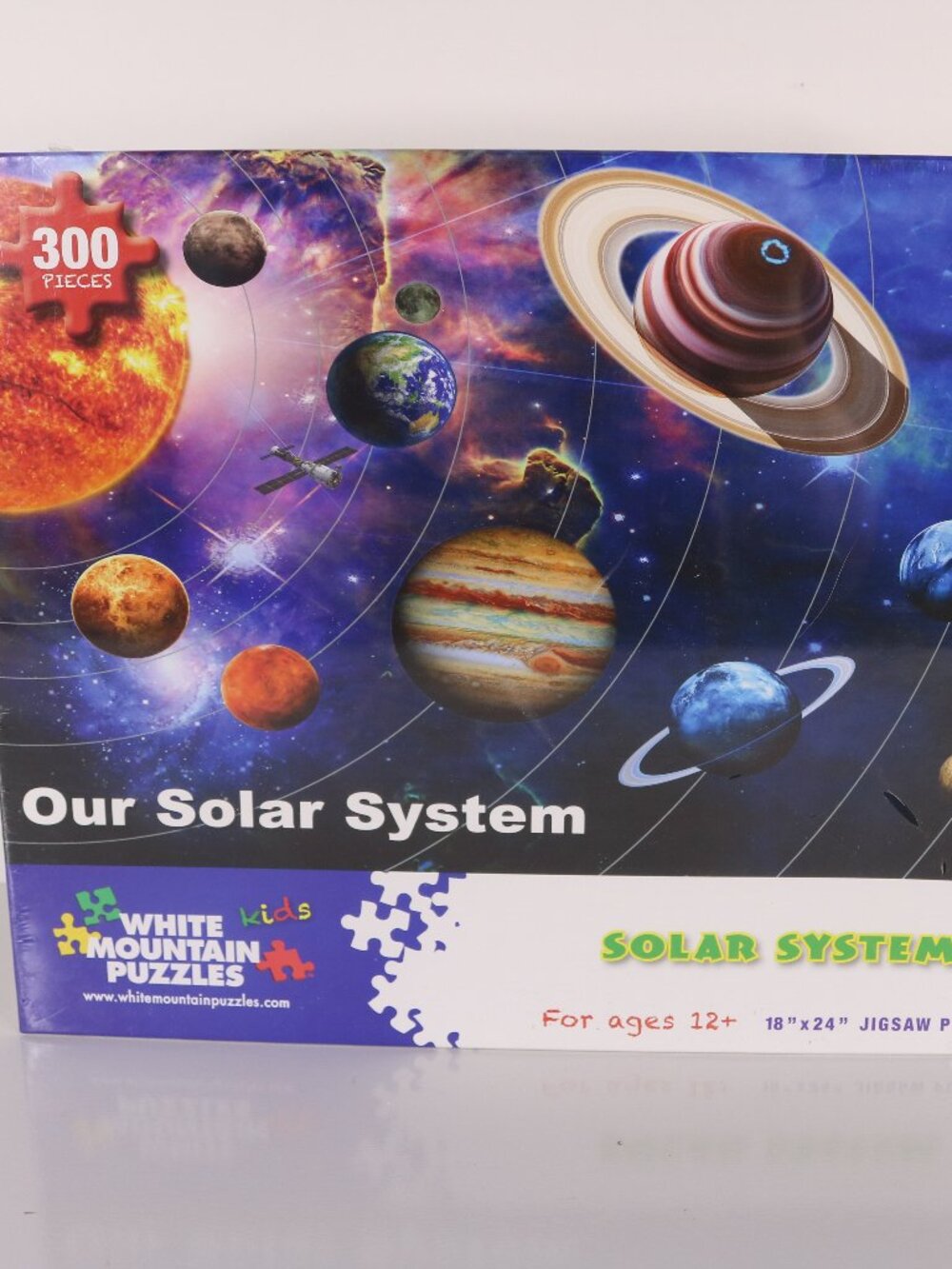 White Mountain 300 Piece Puzzle * NEW Sealed * "Solar System" * Kids 12+ * 18x24